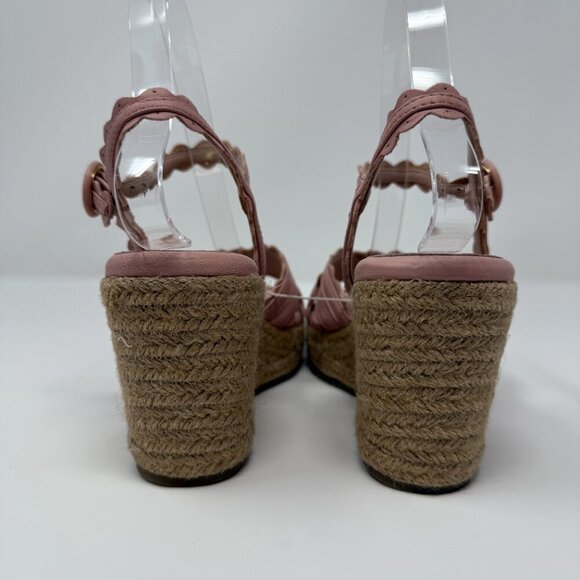 Ted Baker London Taymie Espadrille Wedge Sandals Women's 38 US 7.5 Pink NWOB - Picture 10 of 15